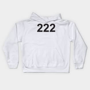 Angel number 222 Kids Hoodie